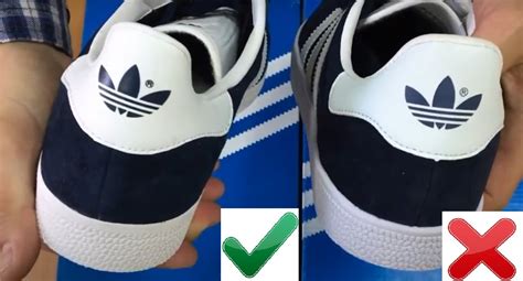 adidas gazelle fake vs real|adidas gazelle logo.